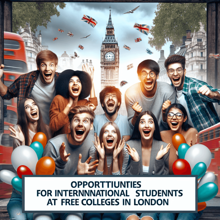 Opportunities for International Students at Free Colleges in London