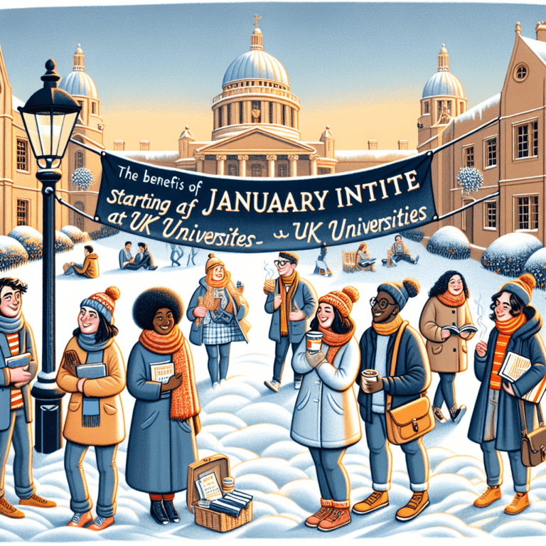 The Benefits of Starting a January Intake at UK Universities