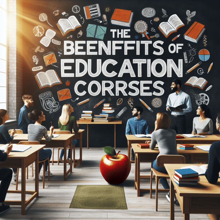 The Benefits of Taking Education Courses