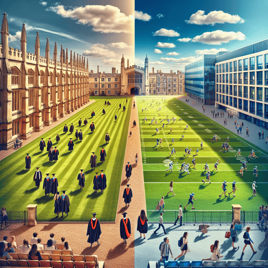 The differences between British and American university systems