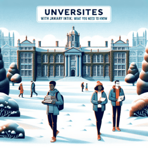 Universities with January Intake: What You Need to Know