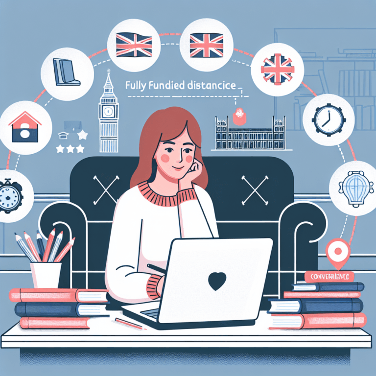 UK fully funded distance learning