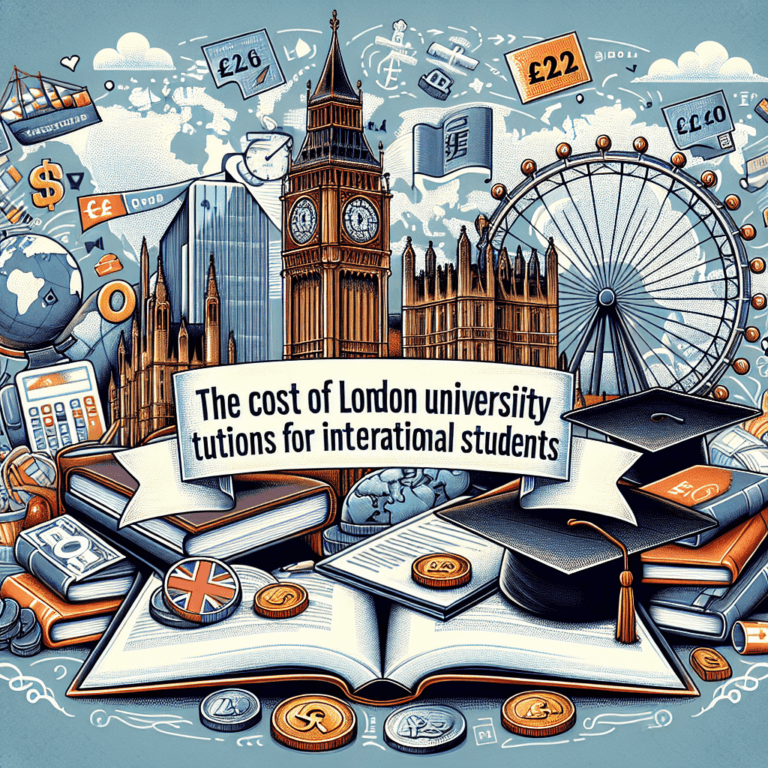 The Cost of London University Tuition Fees for International Students