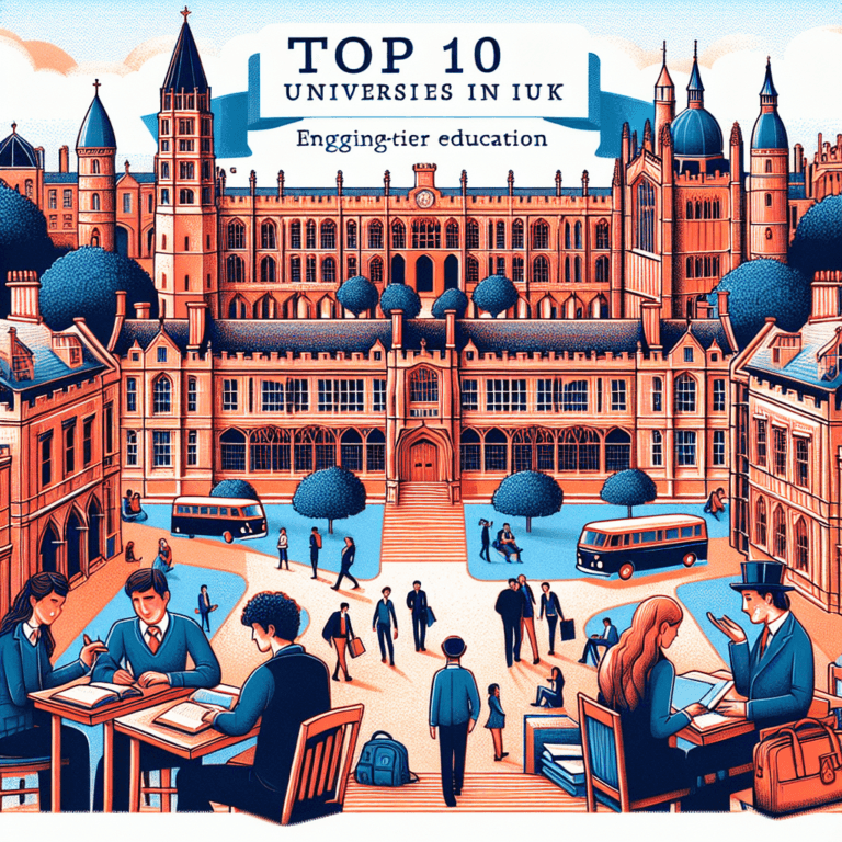 Top 10 Universities in the UK