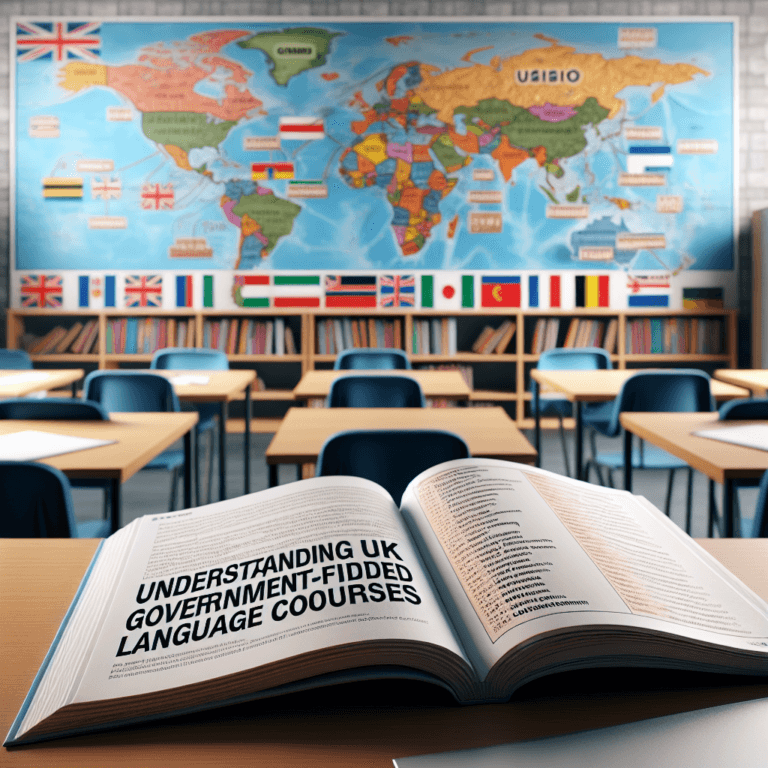 UK funded language courses