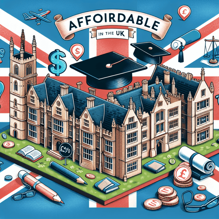 Affordable Universities in the UK