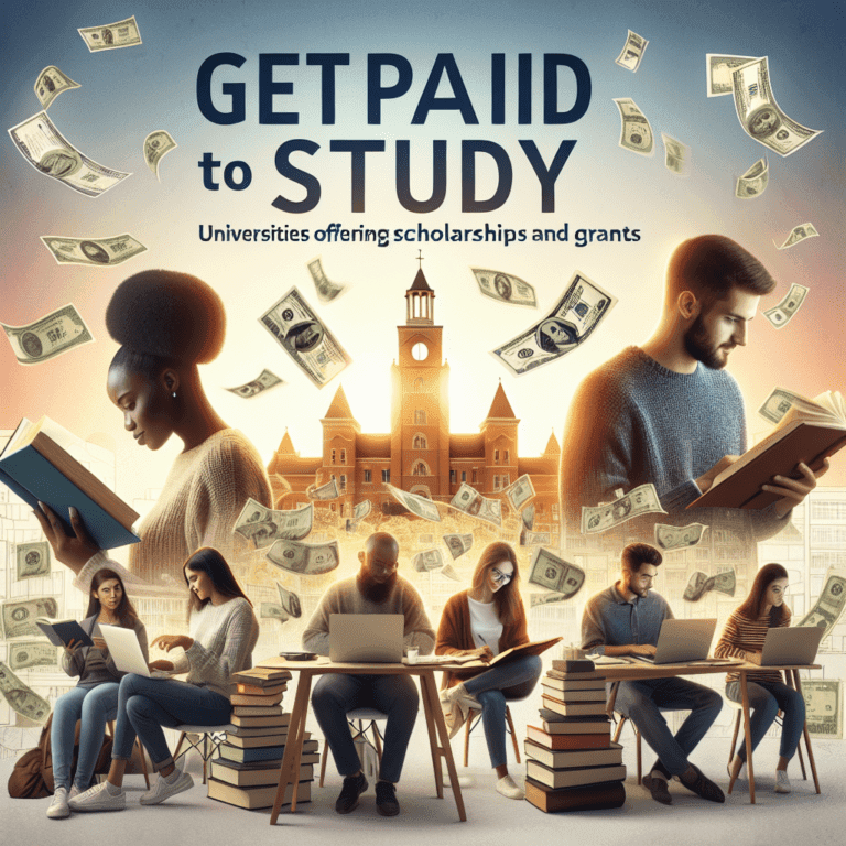 Get Paid to Study: Universities Offering Scholarships and Grants