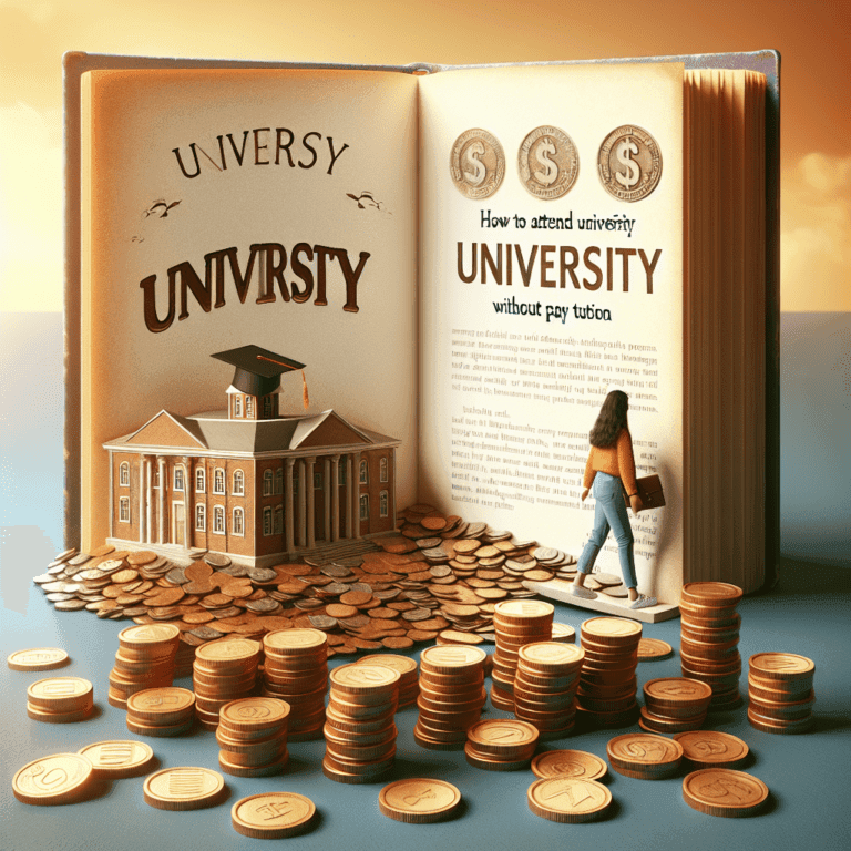 How to Attend University Without Paying Tuition