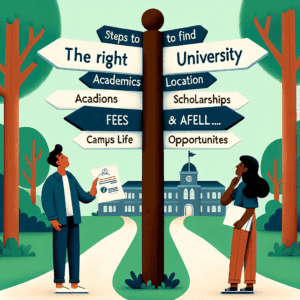 Steps to Find the Right University for You