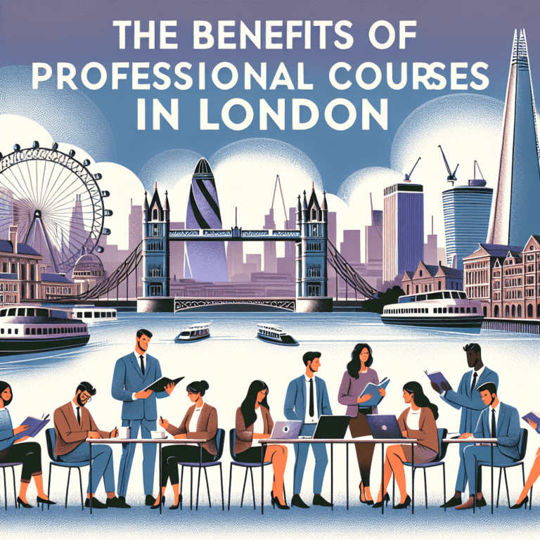 The Benefits of Professional Courses in London