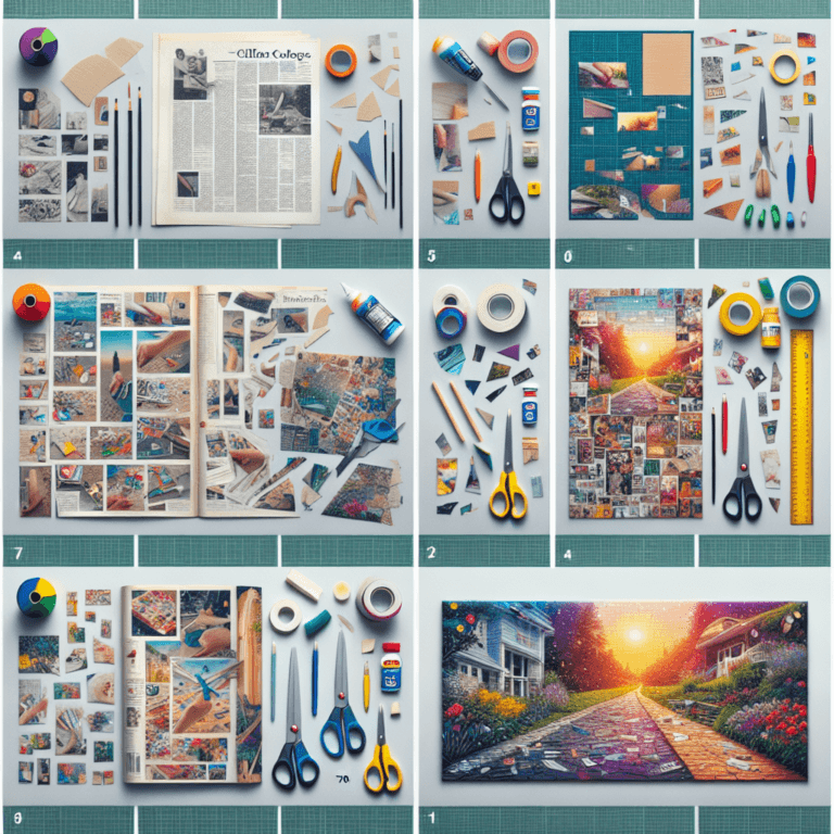 Crafting Collages: A Step-by-Step Guide for Home Art Projects